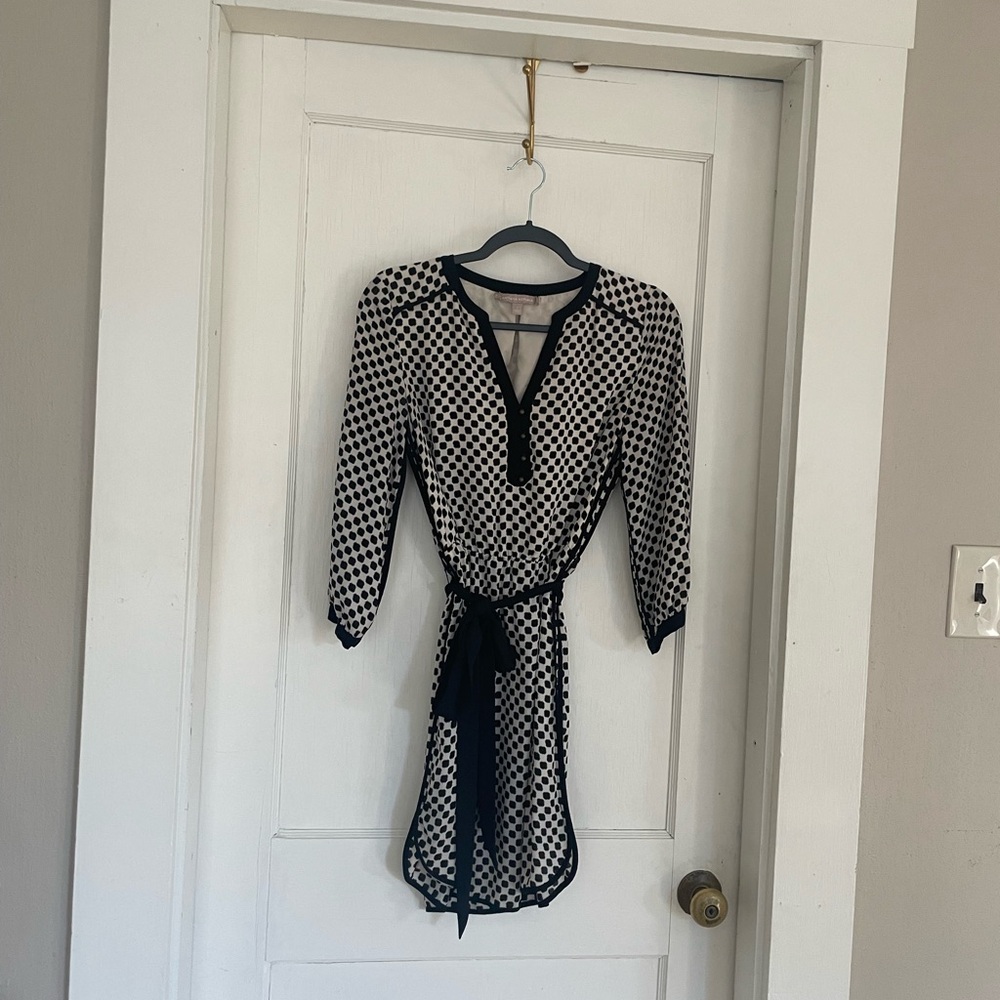 Banana Republic Black and White Dress